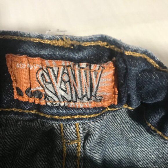 2 Pairs Old Navy Boys Jeans Size 8 Flex Bootcut & Skinny Dark Wash - Picture 9 of 10